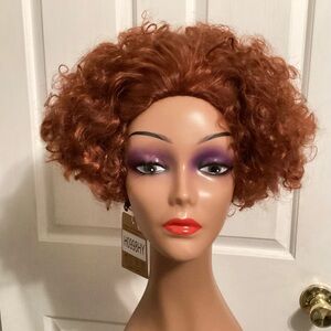 Wig Synthetic Copper Curly